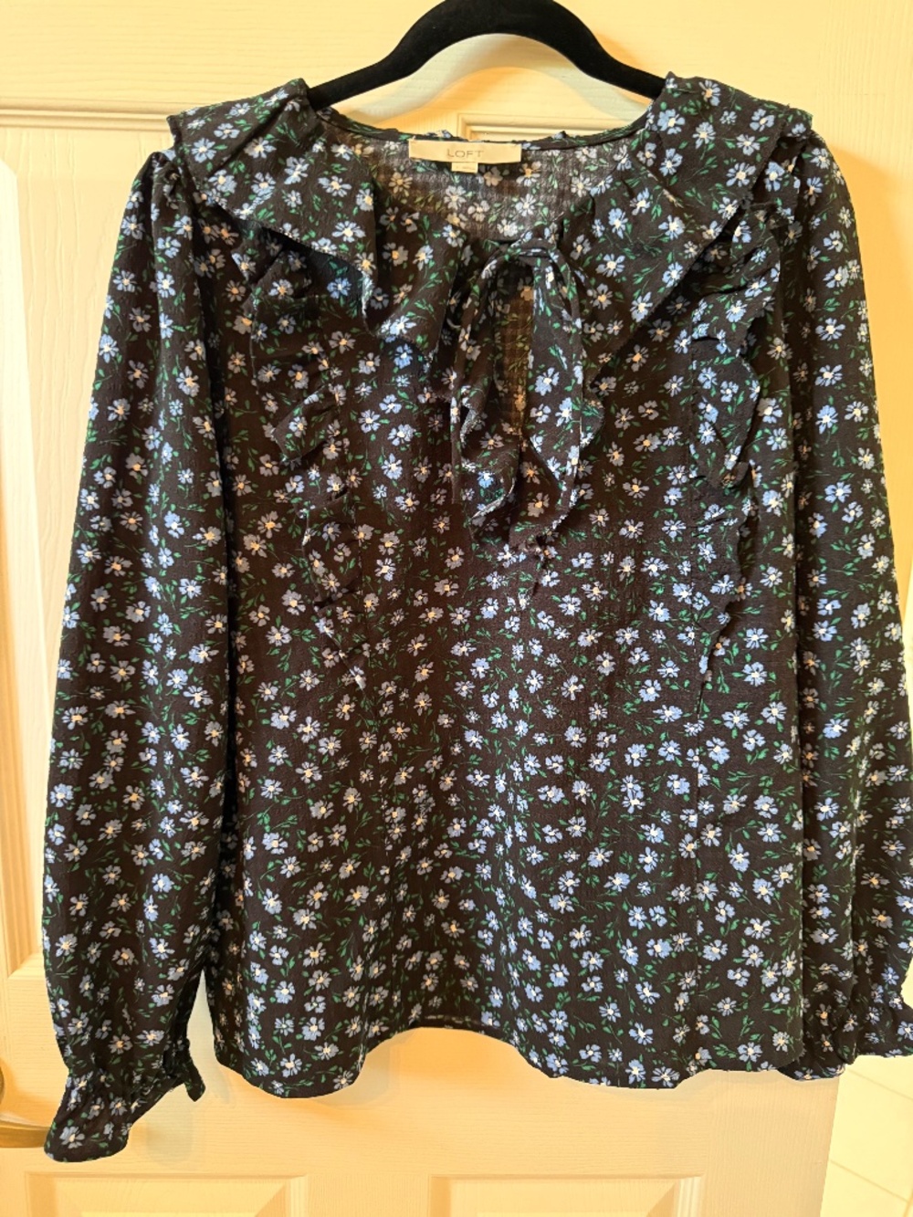Loft women’s ruffle blouse